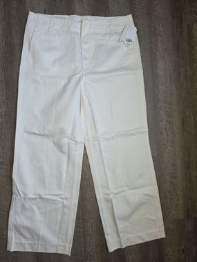 H&M White Wide-Leg Pants